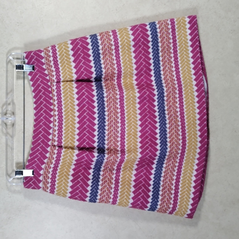 D158 Anthropologie Nomad Morgan Carper multi tweed skirt L NWT